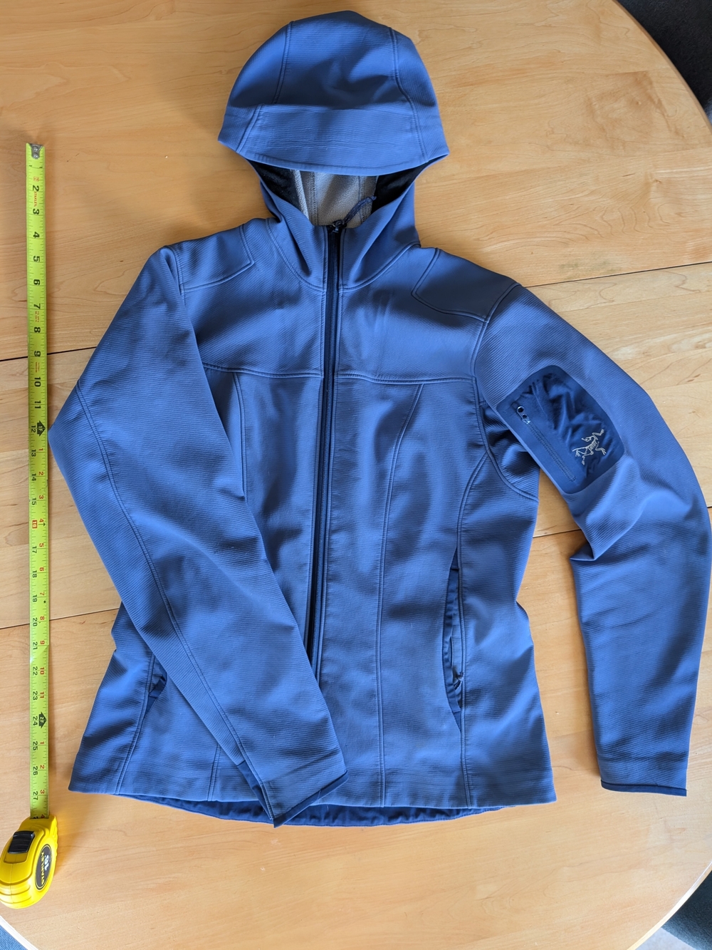 Arc'teryx Women's Blue Hooded Softshell Jacket